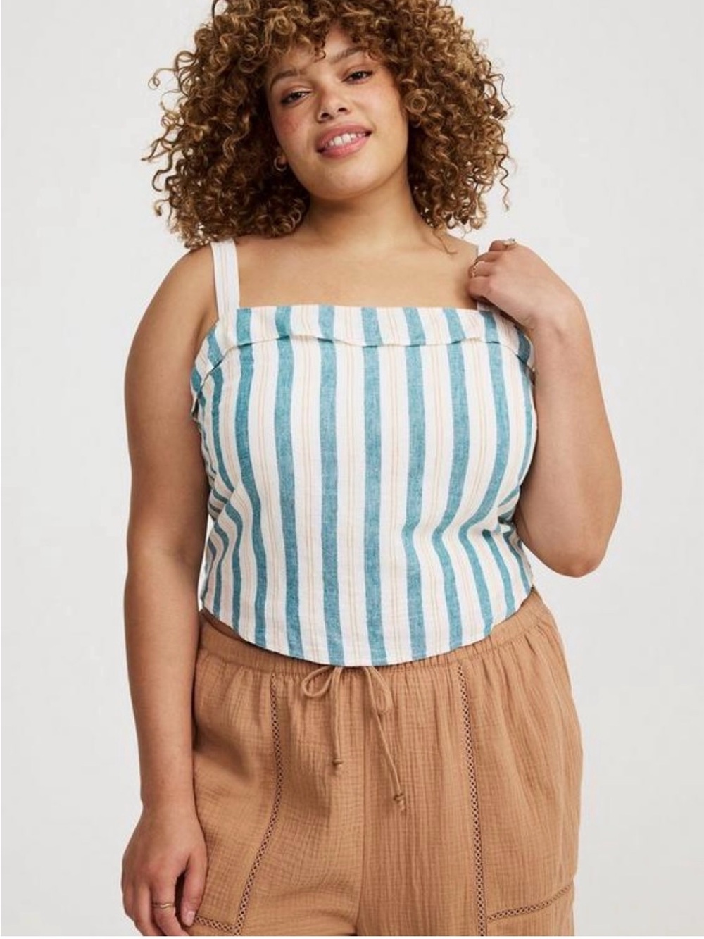 Torrid smocked back tank